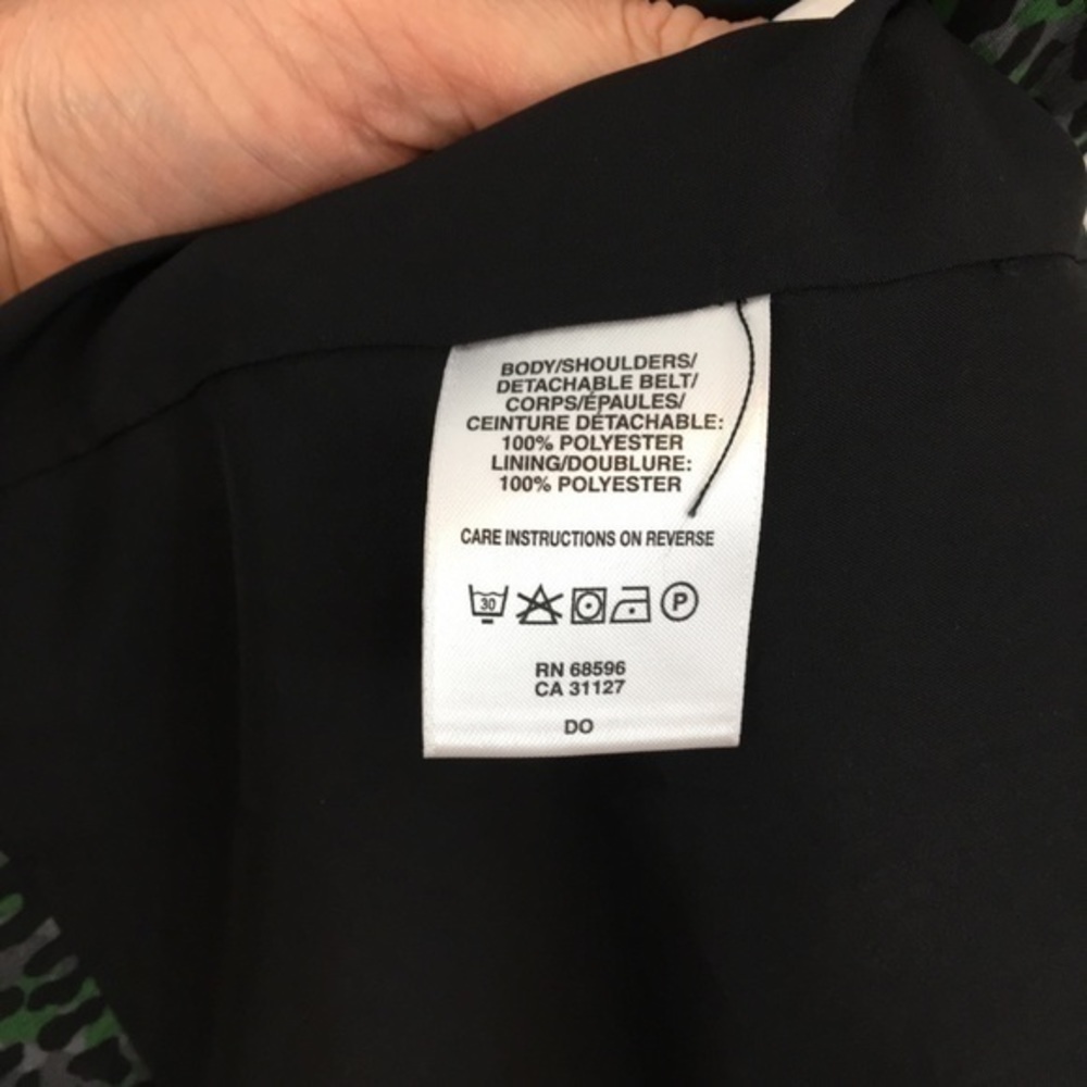 DKNYC Green Leopard Wrap Dress - Picture 7 of 8